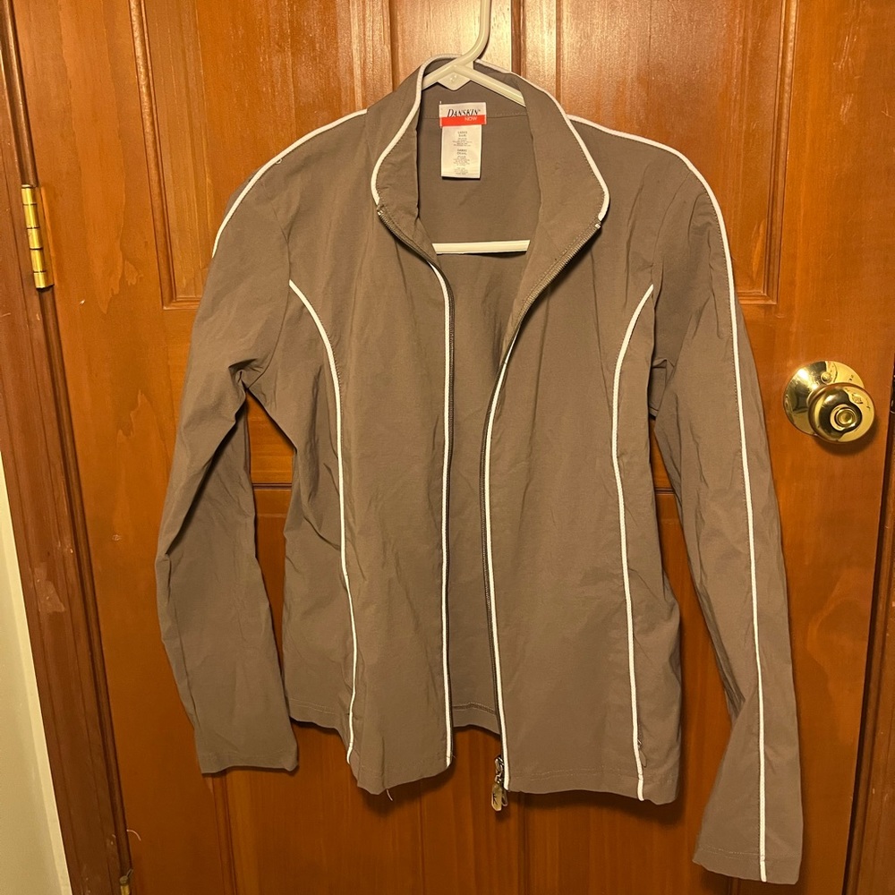 Tan track jacket